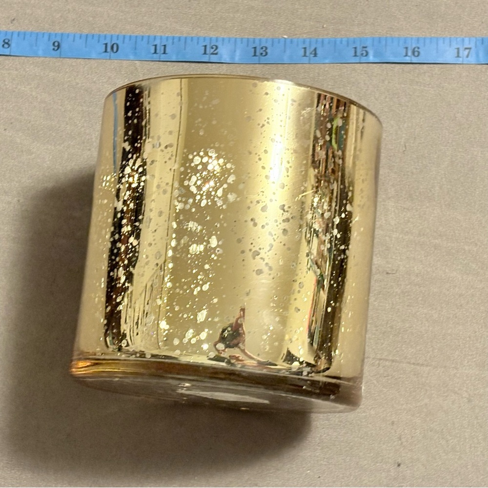 Elegant Gold Glass vase